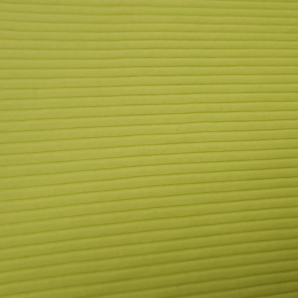 Meshki Ribbed Bodycon Midi Longsleeved Lime Green Dress Size Medium - Picture 10 of 11